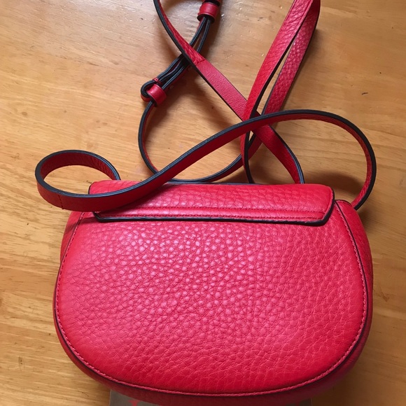 J. Crew Red Mini Rider Bag - Picture 2 of 8